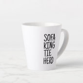 Standaard Latte Mok - Sofa King Tie Kudde (Rechterhoek)