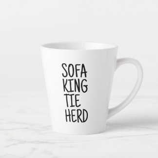 Standaard Latte Mok - Sofa King Tie Kudde