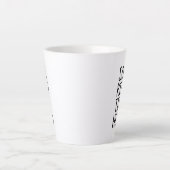 Standaard Latte Mok - Sofa King Tie Kudde (Voorkant)