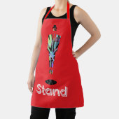 Standaard Logo Eenzame Man Rood Schort (Insitu)