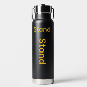 Standaard Logo Zwart Waterfles