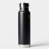 Standaard Logo Zwart Waterfles (Rechts)