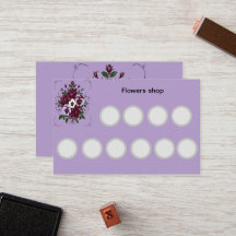 Standaard loyaliteitskaart bloemist - Botanique