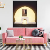 Standaard Marokkaans venster Canvas Afdruk (Insitu (Woonkamer))