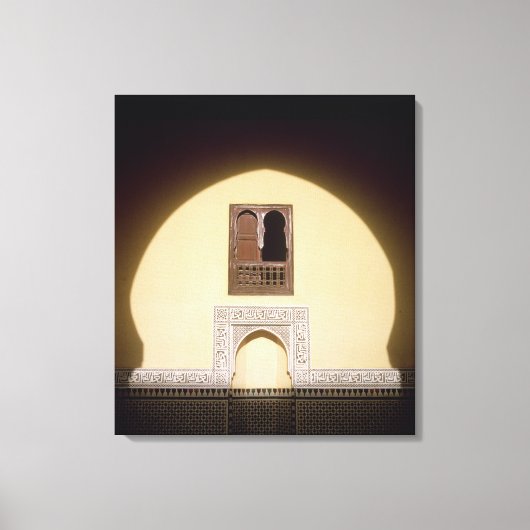 Standaard Marokkaans venster Canvas Afdruk (Voorkant)