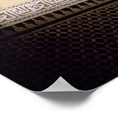 Standaard Marokkaans venster Poster (Hoek)