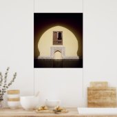 Standaard Marokkaans venster Poster (Keuken)