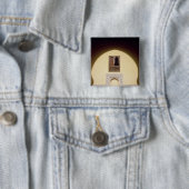 Standaard Marokkaans venster Vierkante Button 5,1 Cm (In situ)