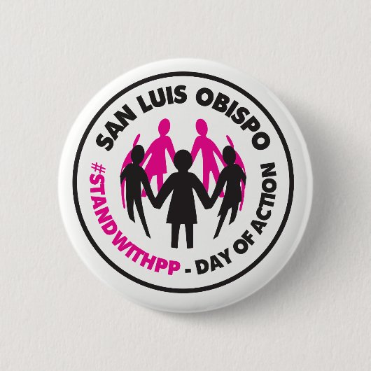 Standaard met PP SLO Ronde Button 5,7 Cm (Voorkant)