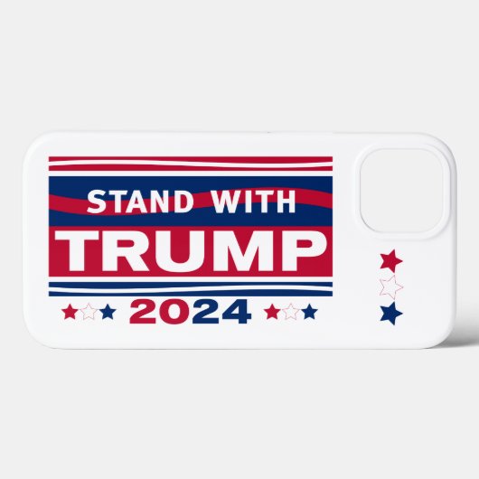 Standaard met Trump~2024~MAGA Case-Mate iPhone Case (Achterkant (horizontaal))