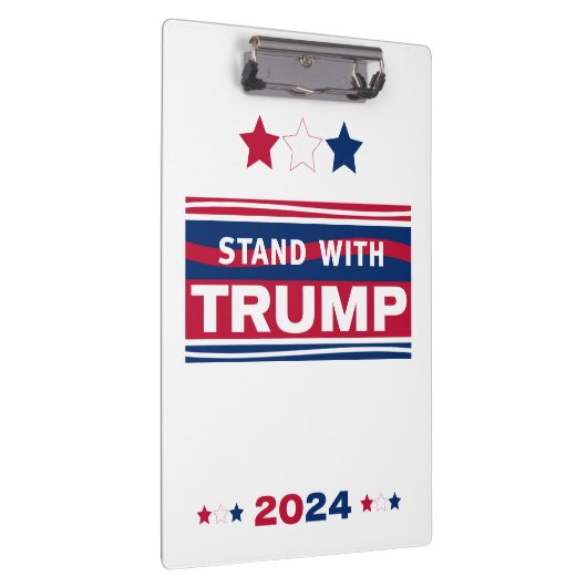Standaard met Trump~2024~MAGA Klembord (Rechts)
