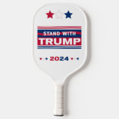 Standaard met Trump~2024~MAGA Pickleball Paddle (Achterkant)