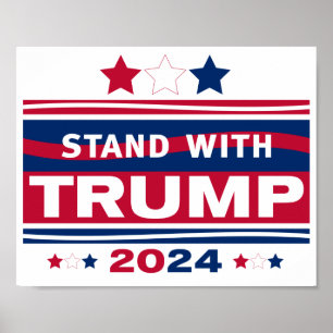 Standaard met Trump~2024~MAGA Poster