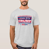 Standaard met Trump~2024~MAGA T-shirt (Voorkant)
