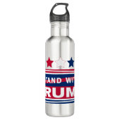 Standaard met Trump~2024~MAGA Waterfles (Voorkant)