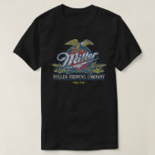 Standaard Miller Eagle Crest Bier TShirt (Design voorkant)