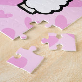 Standaard / Miniatuur / Speelgoed poedel liefde Legpuzzel (Zijkant)
