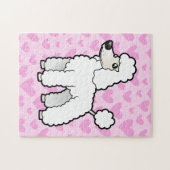 Standaard / Miniatuur / Speelgoed poedel liefde Legpuzzel (Horizontaal)