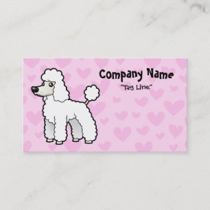 Standaard/Miniatuur/Speelgoed Poodle Love (puppy c Visitekaartje