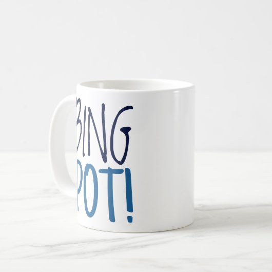 Standaard mok - Bing Pot! (Voorkant links)