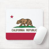 Standaard Muismat van de staatsvlag van Californië (Met muis)