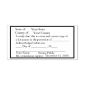 Standaard notaris openbaar kopie stempel (Design)