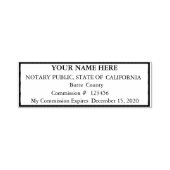 Standaard notaris publieke zegel stempel (Design)