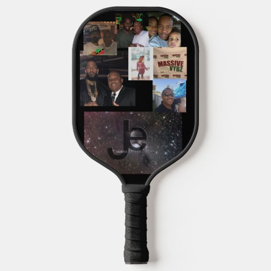 Standaard Pickleball Paddle, Kleur: Wit, Hoesje: R Paddle (Voorkant)