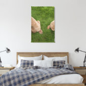 Standaard poedel 5 canvas afdruk (Insitu (Slaapkamer))