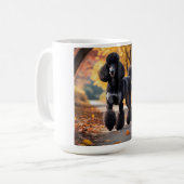 Standaard Poedel Elegante Koffie Mok (Voorkant links)