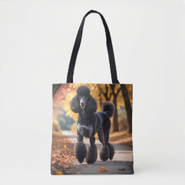 Standaard Poedel Elegante Schouder Canvas tas