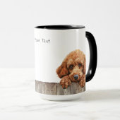 Standaard Poedel Hond Mok (Voorkant rechts)