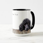 Standaard Poedel Hond Mok (Voorkant rechts)