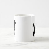 Standaard poedel Ik heb standaard hond silhouet Koffiemok (Center)