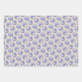 Standaard Poedel Schilderen Wit Originele Hond Art Inpakpapier Vel (Voorkant)