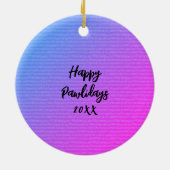 Standaard poedel We hebben standaard hond silhouet Keramisch Ornament (Achterkant)