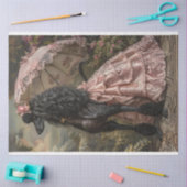 Standaard Poodle Heirloom Decoupage Tissuepapier (Craft)