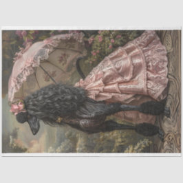 Standaard Poodle Heirloom Decoupage Tissuepapier