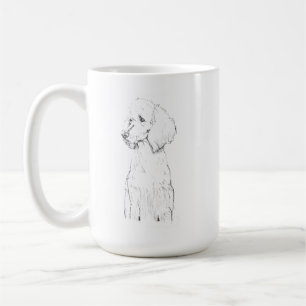 Standaard Poodle Hond Dierenportret  Koffiemok