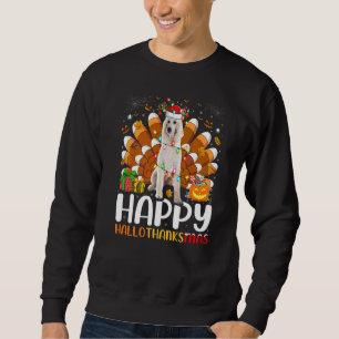 Standaard Poodle Hond Halloween Kerstmis Gelukkig Trui