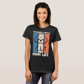 Standaard Poodle Moeder Leven Shirt | Hond Moeder  (Voorkant volledig)