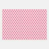 Standaard Poodle Roze Hond Inpakpapier Set Vel (Voorkant 2)