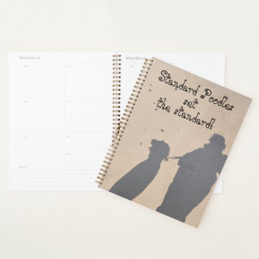 Standaard Poodles stellen de normen vast Planner (Display)