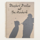 Standaard Poodles stellen de normen vast Planner (Voorkant)