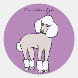 Standaard porseleindeeg Thunder_Cove Ronde Sticker