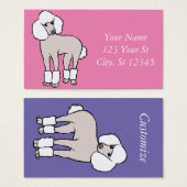 Standaard porseleindeeg Thunder_Cove Visitekaartje (Voorkant /achterkant)