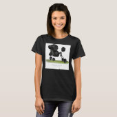 Standaard portiertinten t-shirt (Voorkant volledig)