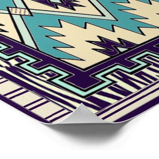 Standaard Poster van chippatroon afdrukken (Hoek)