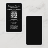 standaard QR-code Visitekaartje (Voorkant / Achterkant)