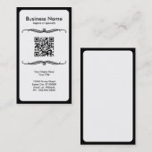 standaard QR-code Visitekaartje (Voorkant / Achterkant)